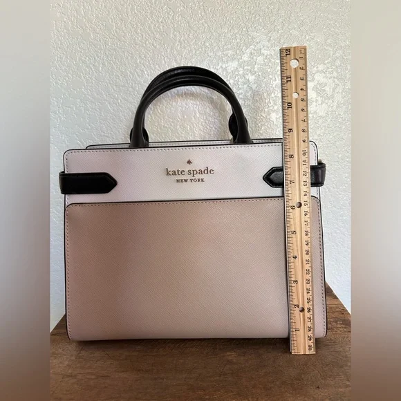 Kate Spade NWOT Beige and Black Classic Women's Bag Set - Picture 10 of 16